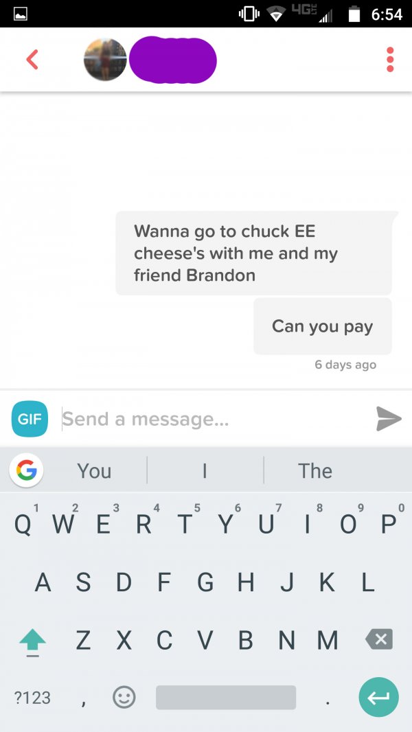 funny tinder interactions