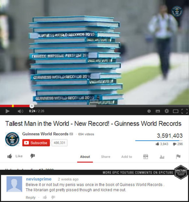 These 25 Funny YouTube Comments Owned It and Were Better Than The Videos! «  Reader's Cave