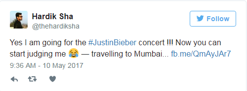 justin bieber in india