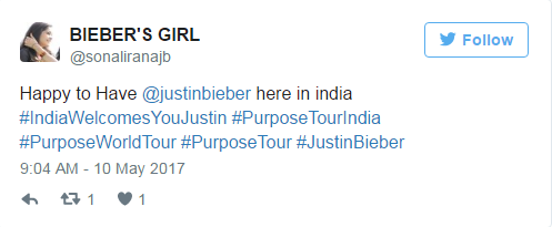 justin bieber in india