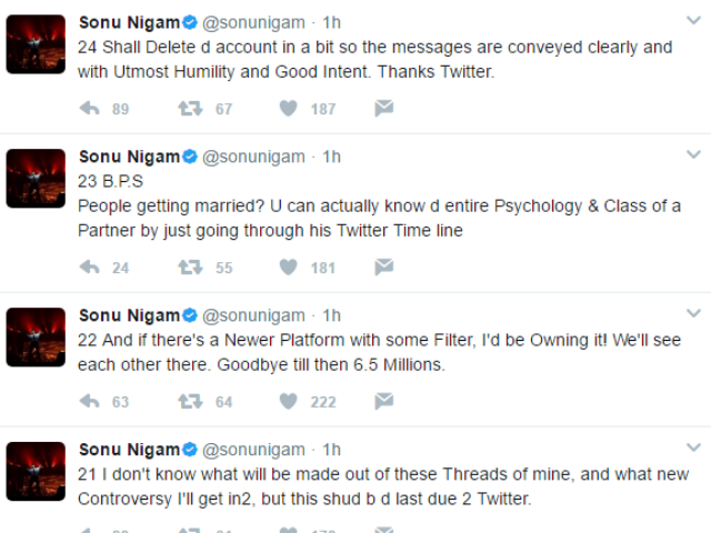 sonu nigam quits twitter