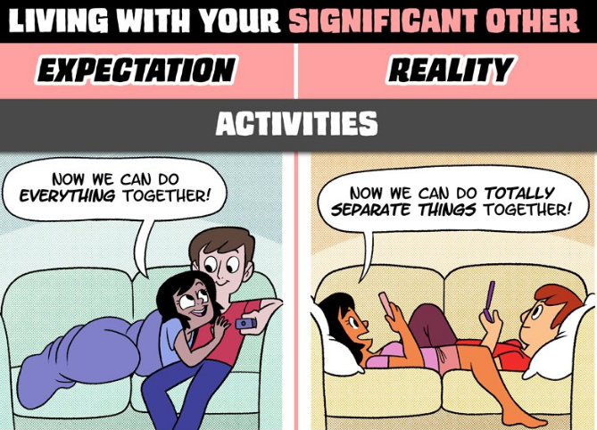 reality vs expectations