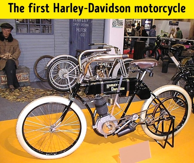 first harley-davidson motersycles