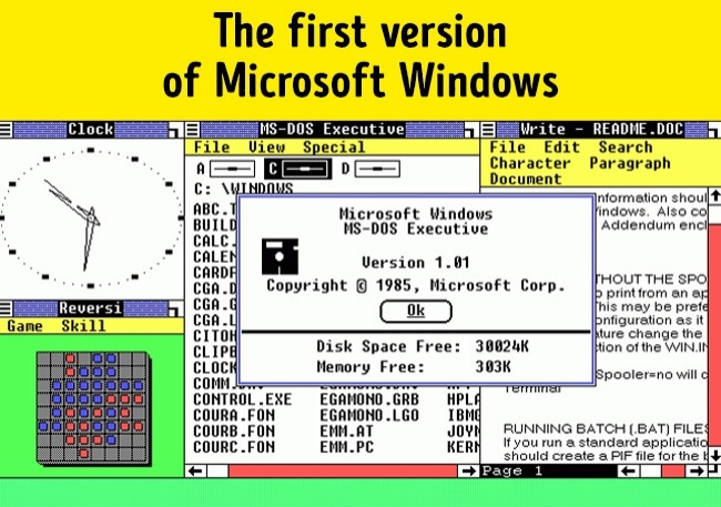 first version of microsift window