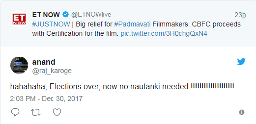 cbfc passed padmavati movie