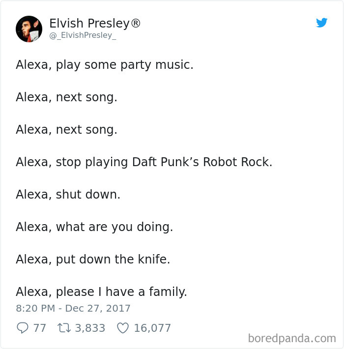 Funny Amazon Alexa Tweets