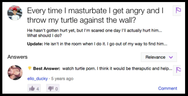 Hilarious Yahoo Questions